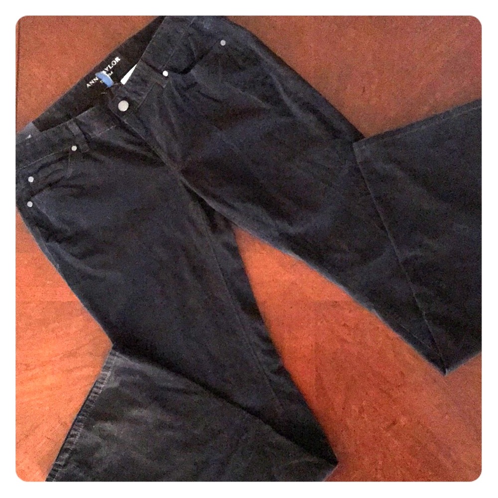 Ann Taylor modern boot cut corduroy pants.